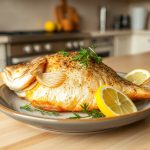 Leckere Dorade, perfekt zubereitet im Airfryer für einen gesunden Genuss.