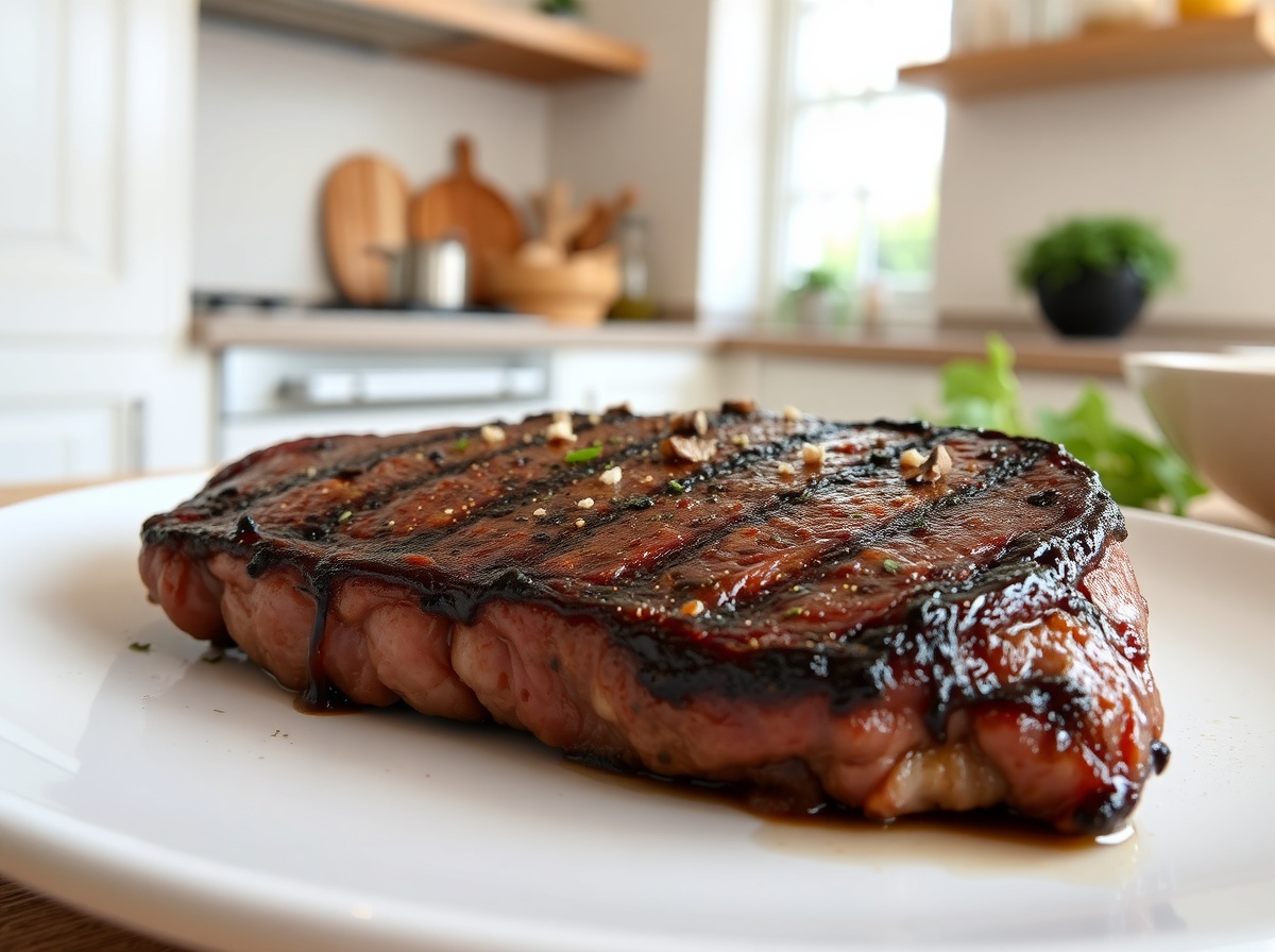 Saftiges Entrecôte im Airfryer für zarte und perfekt gegarte Ergebnisse.