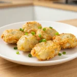 Leckere Dumplings aus der Heißluftfritteuse, perfekt knusprig und voller Geschmack.
