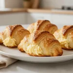 Leckere Frischkäsehörnchen, perfekt zubereitet in der Heißluftfritteuse, knusprig und aromatisch.