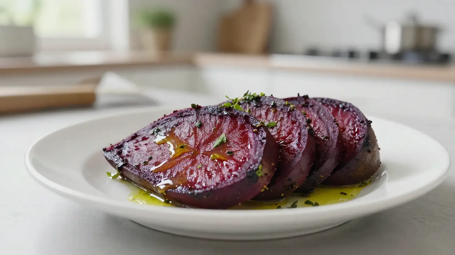 Leckere Rote Bete aus der Heißluftfritteuse mit verrückten Aromen und gesunden Zutaten.